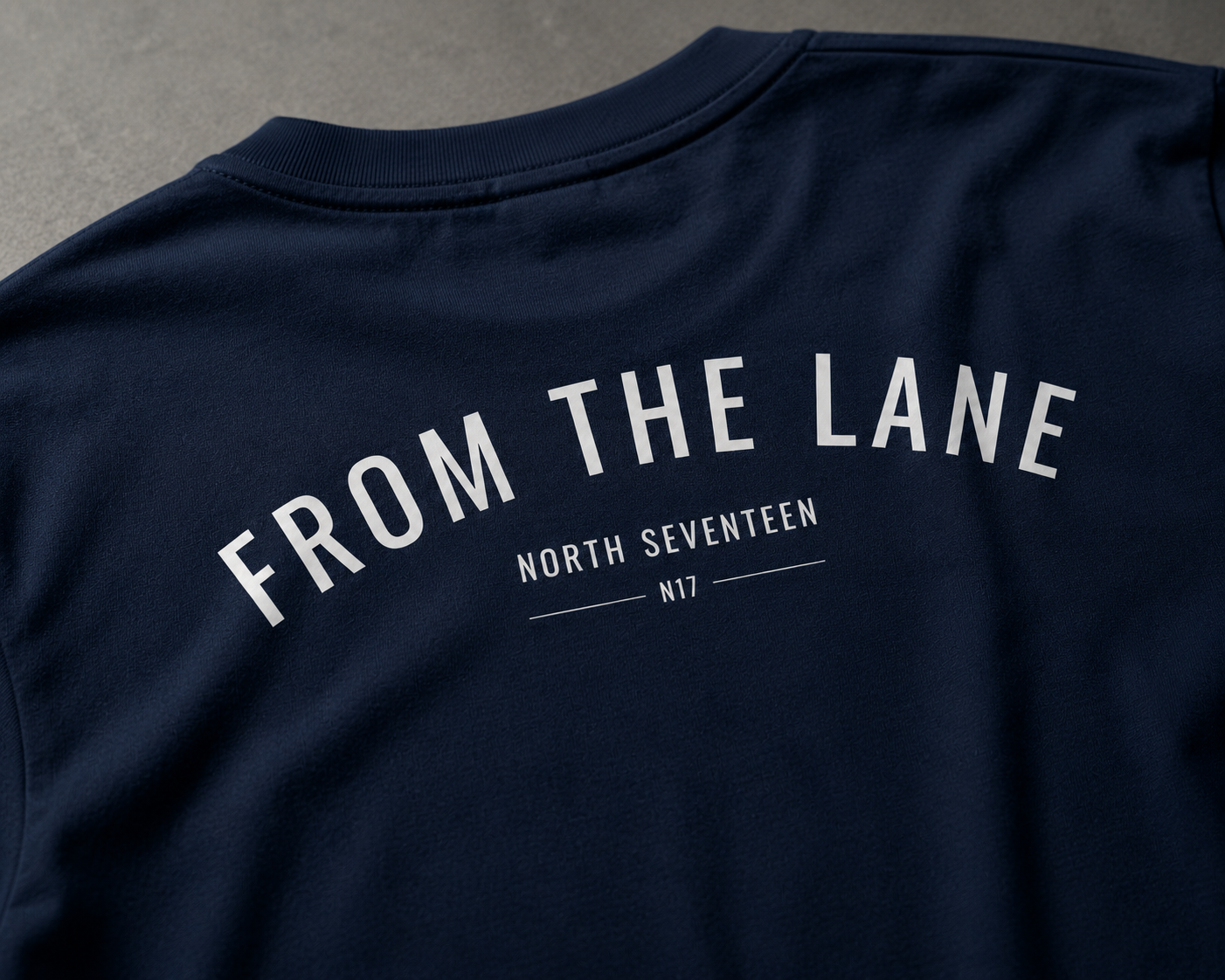 NORTH SEVENTEEN | FROM THE LANE | SPURS CLASSIC NAVY T-SHIRT