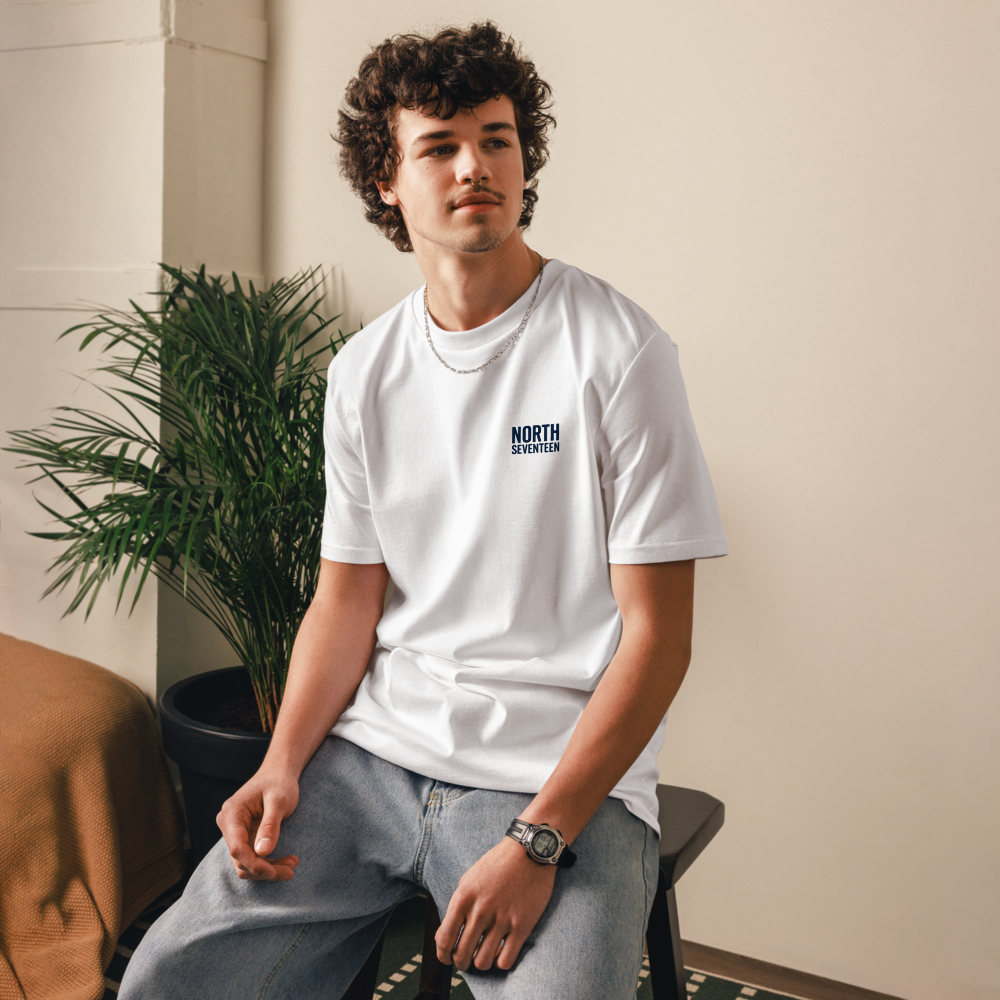 NORTH SEVENTEEN Classic Organic Cotton T-Shirt | Minimal North London Streetwear