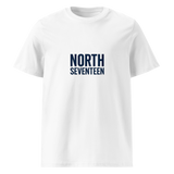 NORTH SEVENTEEN Logo White T-Shirt | Organic Cotton North London Streetwear Tee