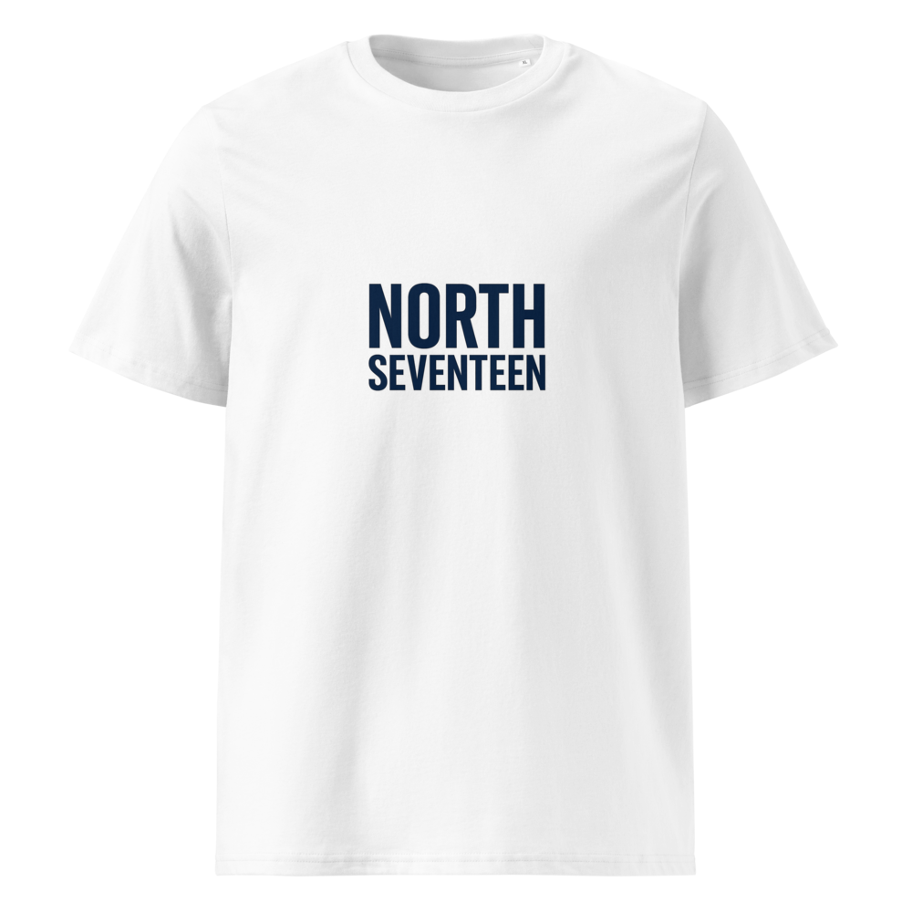 NORTH SEVENTEEN Logo White T-Shirt | Organic Cotton North London Streetwear Tee