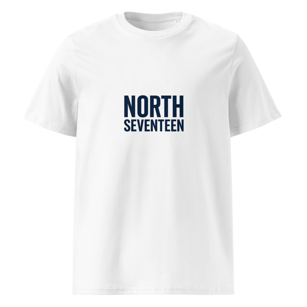 NORTH SEVENTEEN Logo White T-Shirt | Organic Cotton North London Streetwear Tee