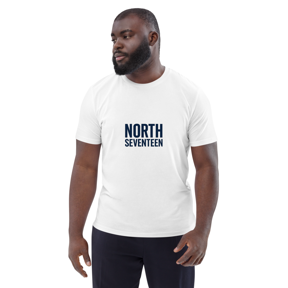 NORTH SEVENTEEN Logo White T-Shirt | Organic Cotton North London Streetwear Tee