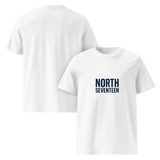 NORTH SEVENTEEN Logo White T-Shirt | Organic Cotton North London Streetwear Tee